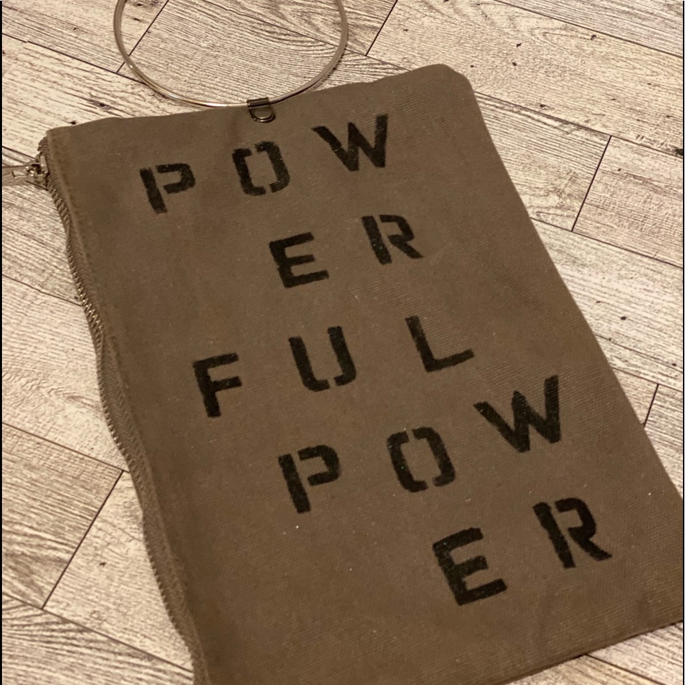 KBD Studios Handmade Canvas clutch or crossbody